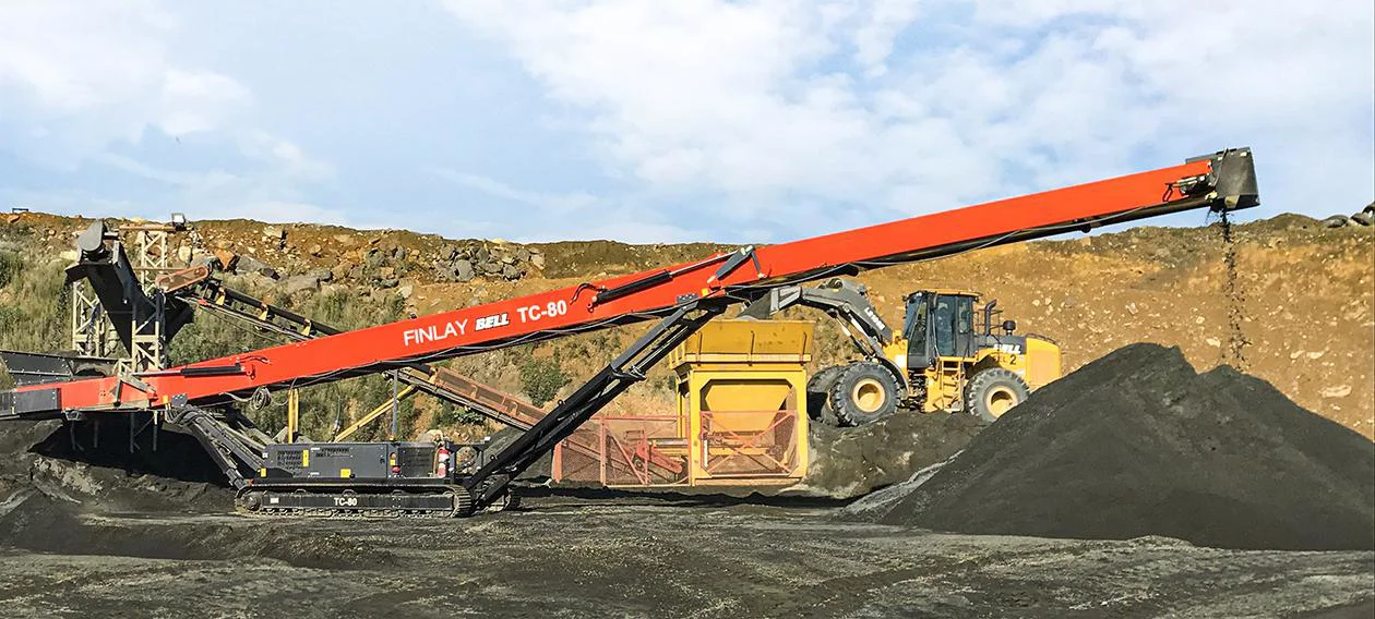 Finlay Conveyor benefits stack up for Blurock Quarries