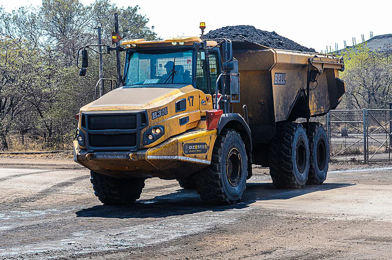 Dzombo Plant Hire sees huge benefit in its B30Es with coal bins