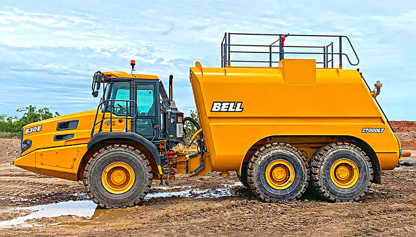 Bell introduces 27 000 L off-road water tanker at Hillhead